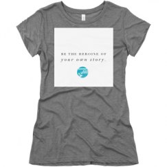 Ladies Slim Fit Super Soft Triblend Tee