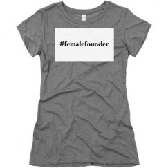 Ladies Slim Fit Super Soft Triblend Tee