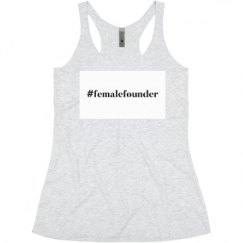 Ladies Slim Fit Super Soft Racerback Triblend Tank