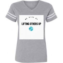 Ladies Relaxed Fit Vintage Sports Tee