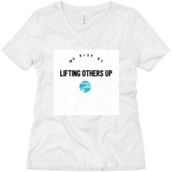 Ladies Relaxed Fit V-Neck Tee