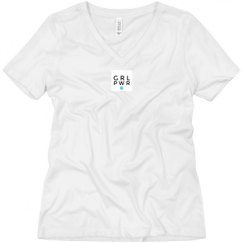 Ladies Relaxed Fit V-Neck Tee