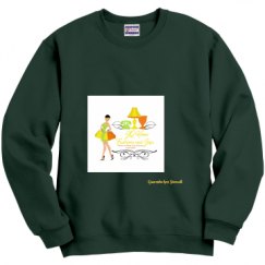 Unisex Film and Foil Crewneck Sweatshirt