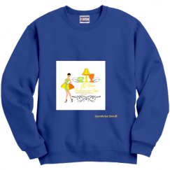 Unisex Film and Foil Crewneck Sweatshirt