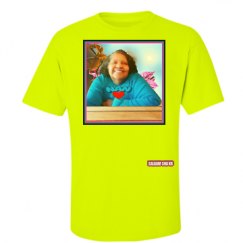 Unisex Ultra Cotton Safety Neon Crewneck Tee