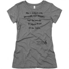 Ladies Slim Fit Super Soft Triblend Tee