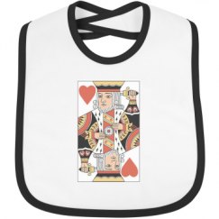 Infant Contrast Trim Bib