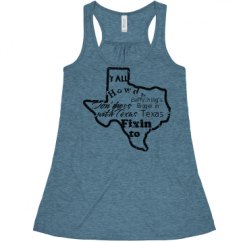 Ladies Flowy Racerback Tank