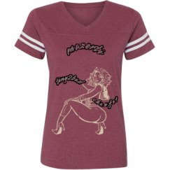 Ladies Relaxed Fit Vintage Sports Tee