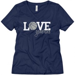 Ladies Relaxed Fit V-Neck Tee