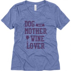 Ladies Relaxed Fit Super Soft Triblend V-Neck Tee