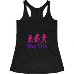 Ladies Slim Fit Super Soft Racerback Triblend Tank