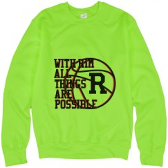 Unisex Neon Crewneck Sweatshirt