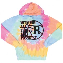 Unisex Tie-Dye Fleece Hoodie