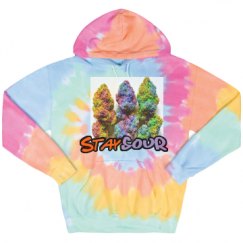 Unisex Tie-Dye Fleece Hoodie