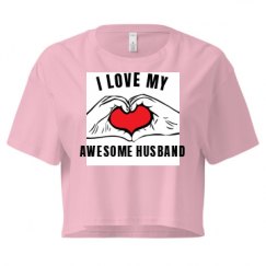 Ladies Festival Cali Crop Top Tee