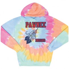 Unisex Tie-Dye Fleece Hoodie