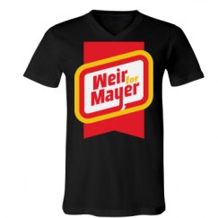 Unisex V-Neck Jersey Tee