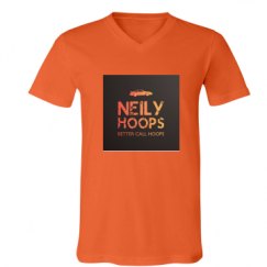 Unisex V-Neck Jersey Tee