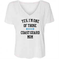 Ladies Flowy Slouchy V-Neck Tee