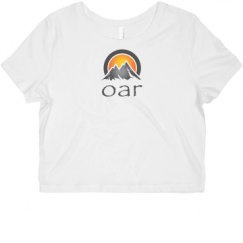 Ladies Slim Fit Crop Top Tee