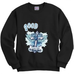 Unisex Film and Foil Crewneck Sweatshirt