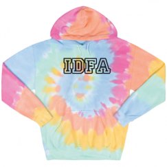 Unisex Tie-Dye Fleece Hoodie