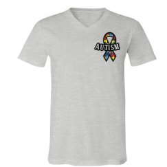 Unisex V-Neck Jersey Tee