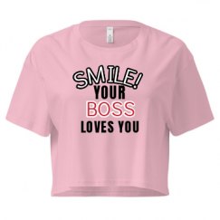 Ladies Festival Cali Crop Top Tee