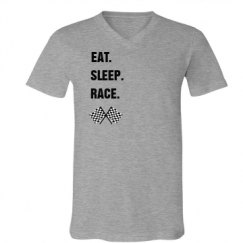 Unisex V-Neck Jersey Tee