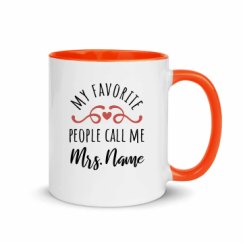 11oz Ceramic Mug with Color Inside