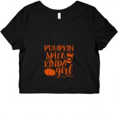 Ladies Slim Fit Crop Top Tee