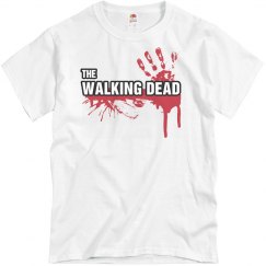 Walking dead bloody hand