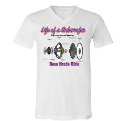 Unisex V-Neck Jersey Tee