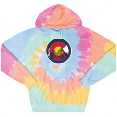 Unisex Tie-Dye Fleece Hoodie