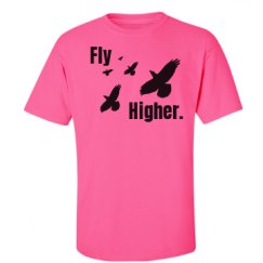 Unisex Ultra Cotton Safety Neon Crewneck Tee