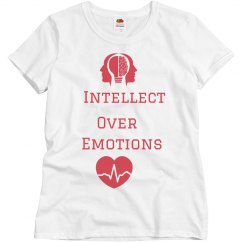Intellect over emotions wht/red