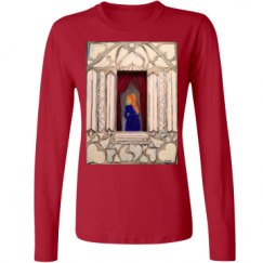 Ladies Relaxed Fit Basic Long Sleeve Tee