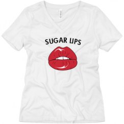 Ladies Relaxed Fit V-Neck Tee