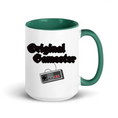 15oz Ceramic Mug with Color Inside