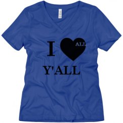 Ladies Relaxed Fit V-Neck Tee