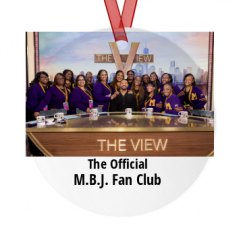 Metal Round Christmas Ornament