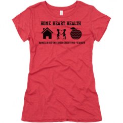 Ladies Slim Fit Super Soft Triblend Tee