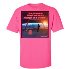 Unisex Ultra Cotton Safety Neon Crewneck Tee