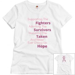 Pink ribbon awareness