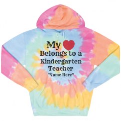 Unisex Tie-Dye Fleece Hoodie