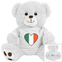 Irish Flag Heart Bear