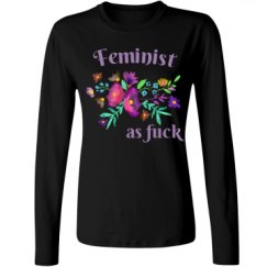 Ladies Relaxed Fit Basic Long Sleeve Tee