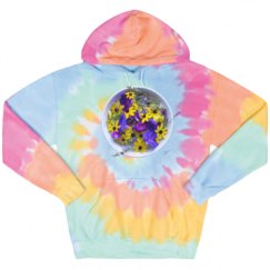 Unisex Tie-Dye Fleece Hoodie