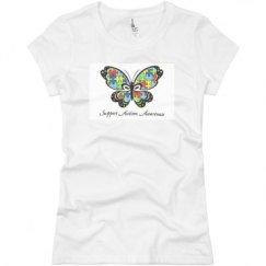 Ladies Slim Fit Basic Promo Jersey Tee